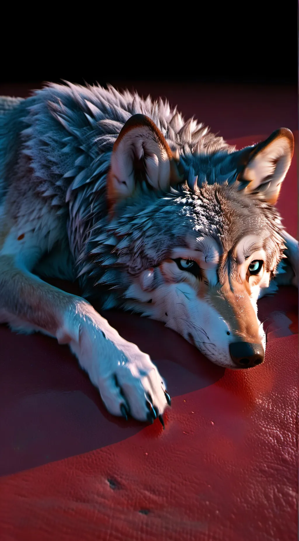 ai character: Re4r dog background