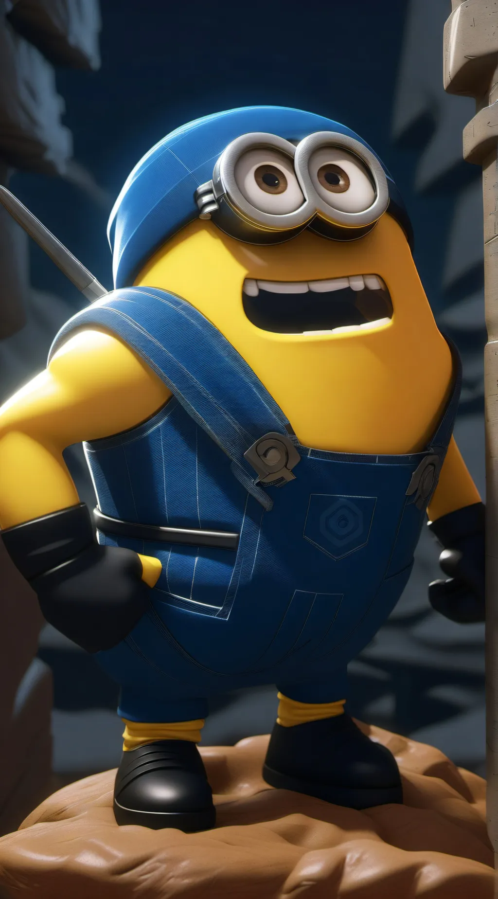 ai character: Mega minion Dave background