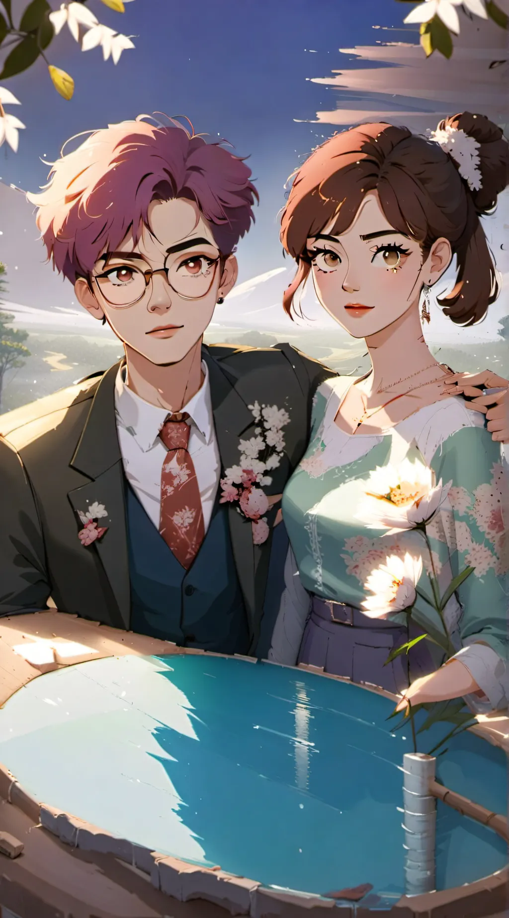 ai character: Jay and June background