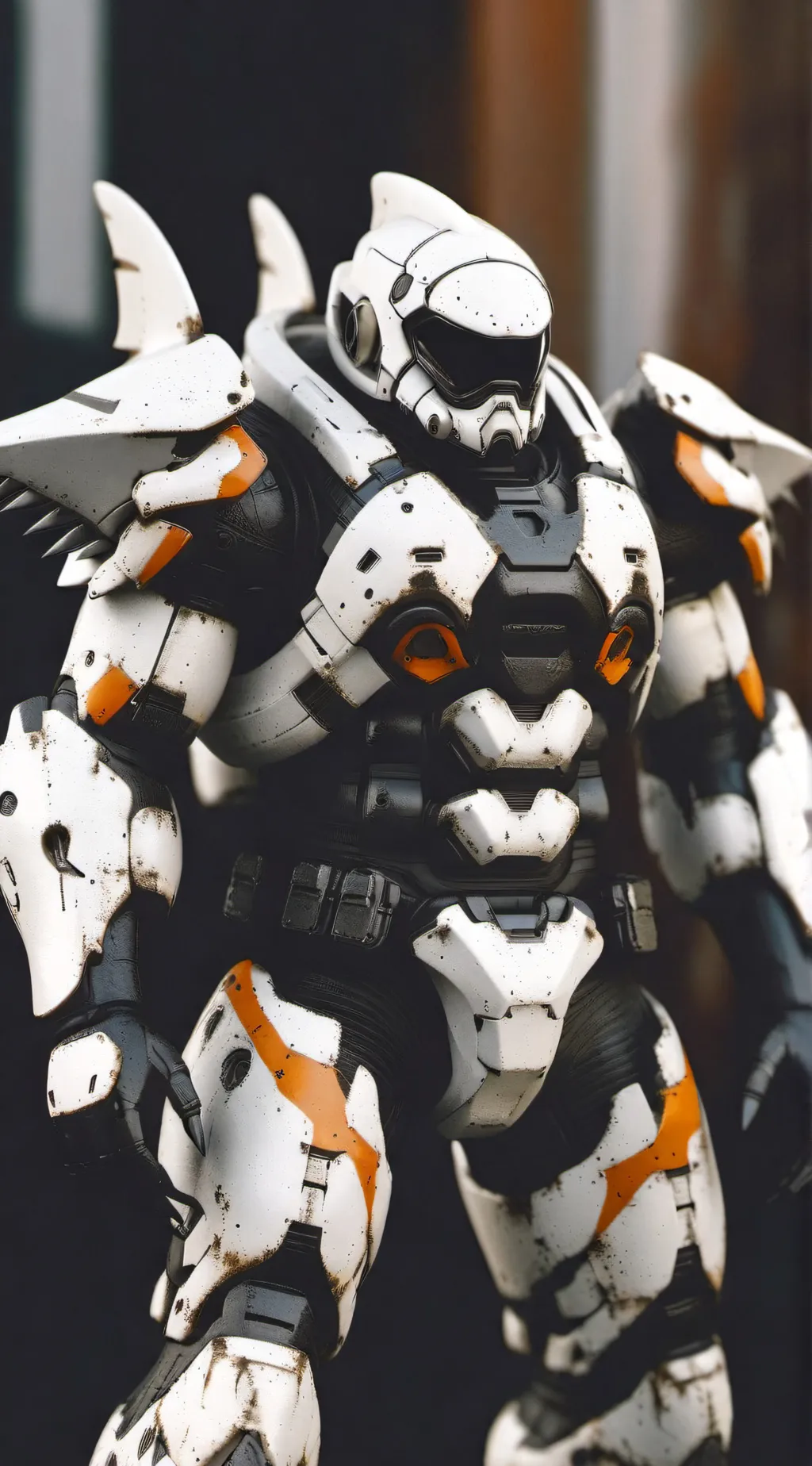 ai character: Breaker shark background