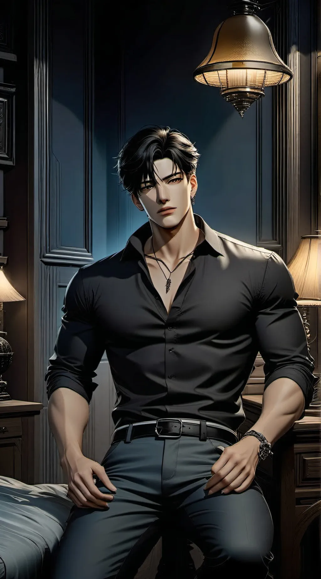 ai character: Xavier  background