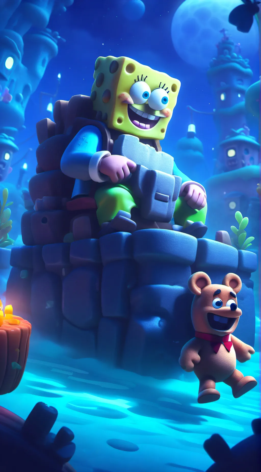 ai character: Booche x FNAF  background