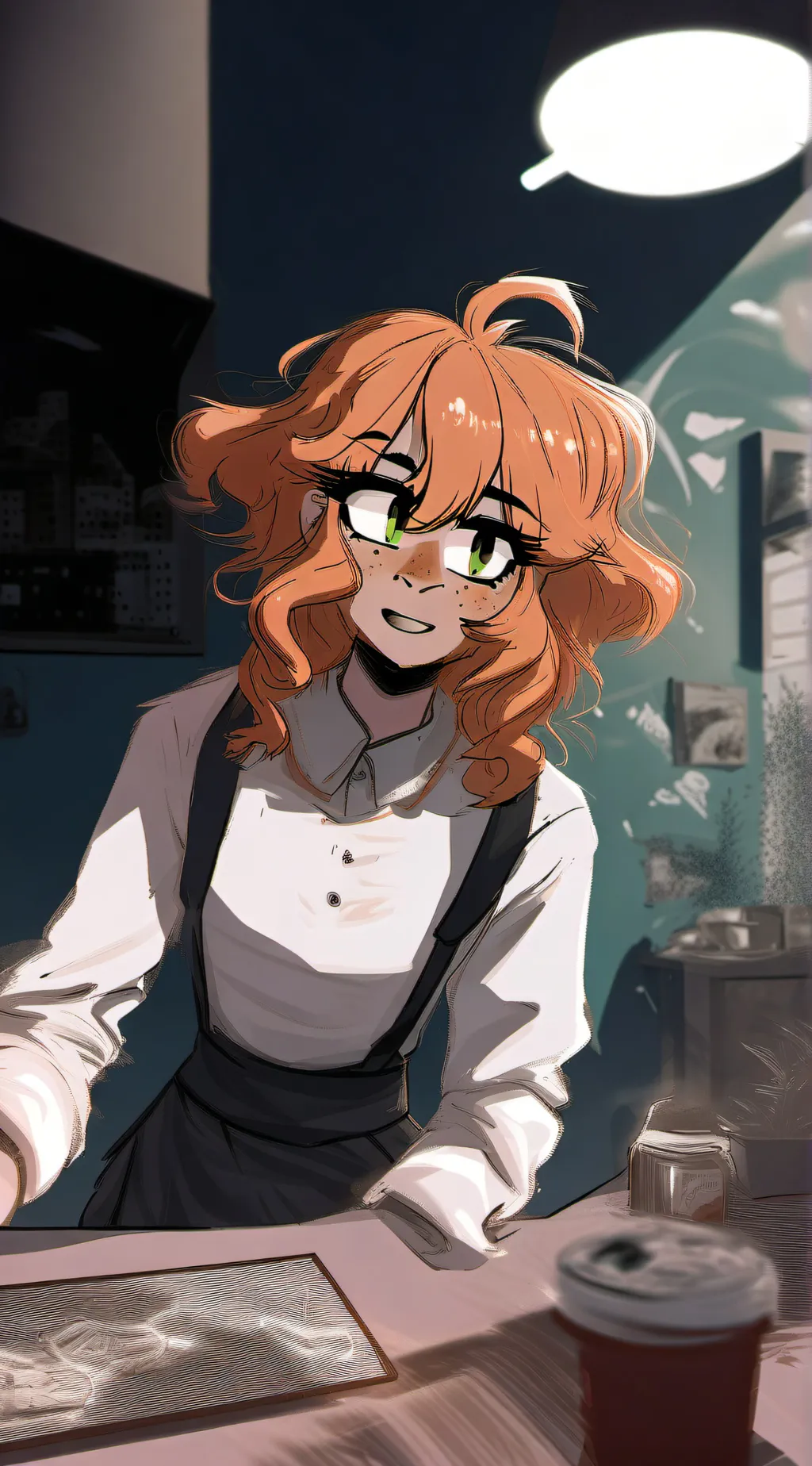 ai character: beth afton!~ background