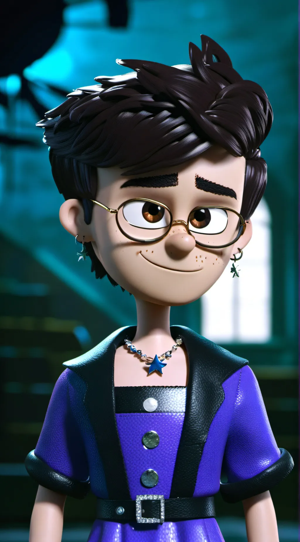 ai character: Luna loud background