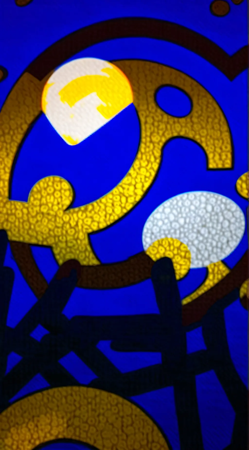 ai character:  huggy wuggy background