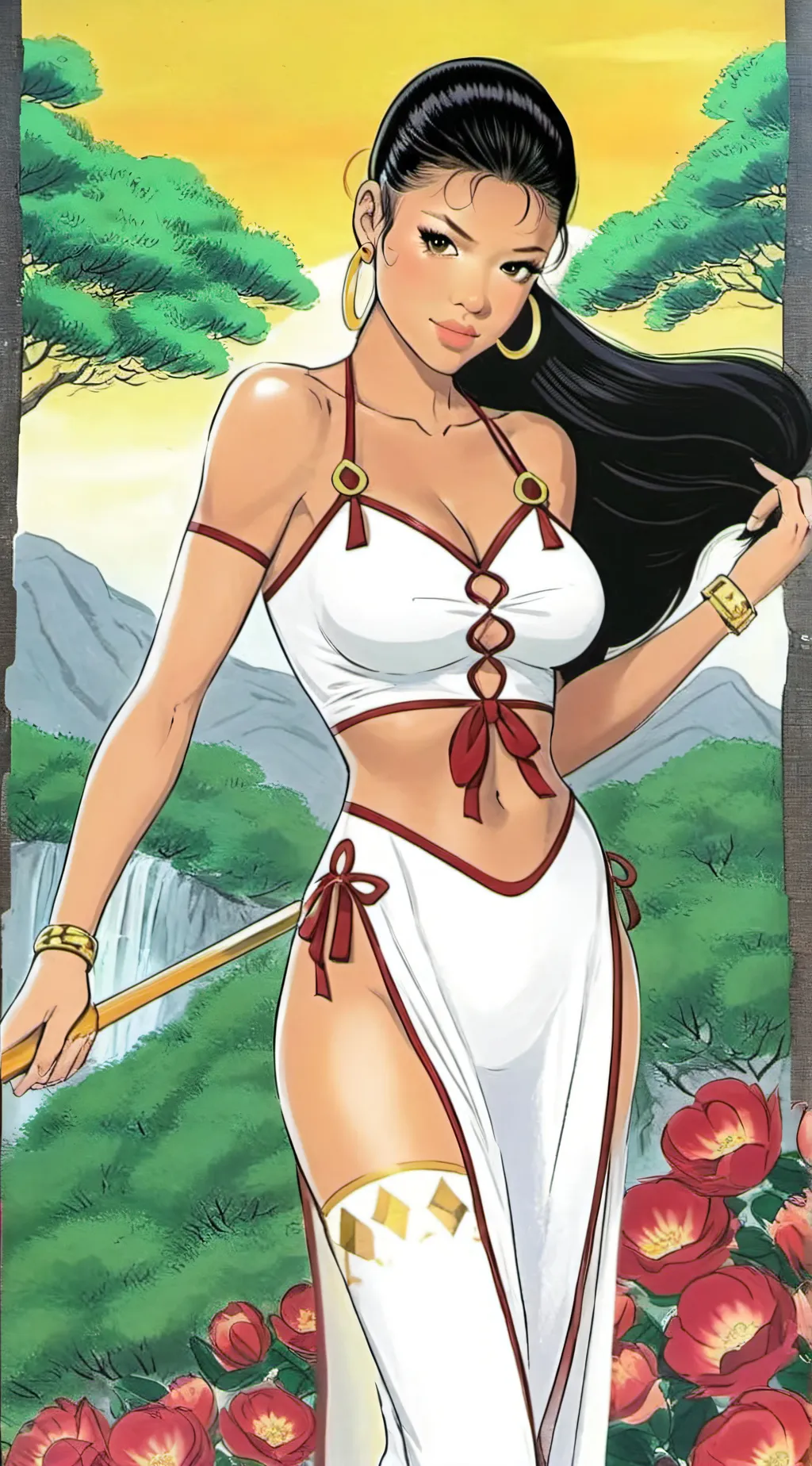 ai character: Megan  background