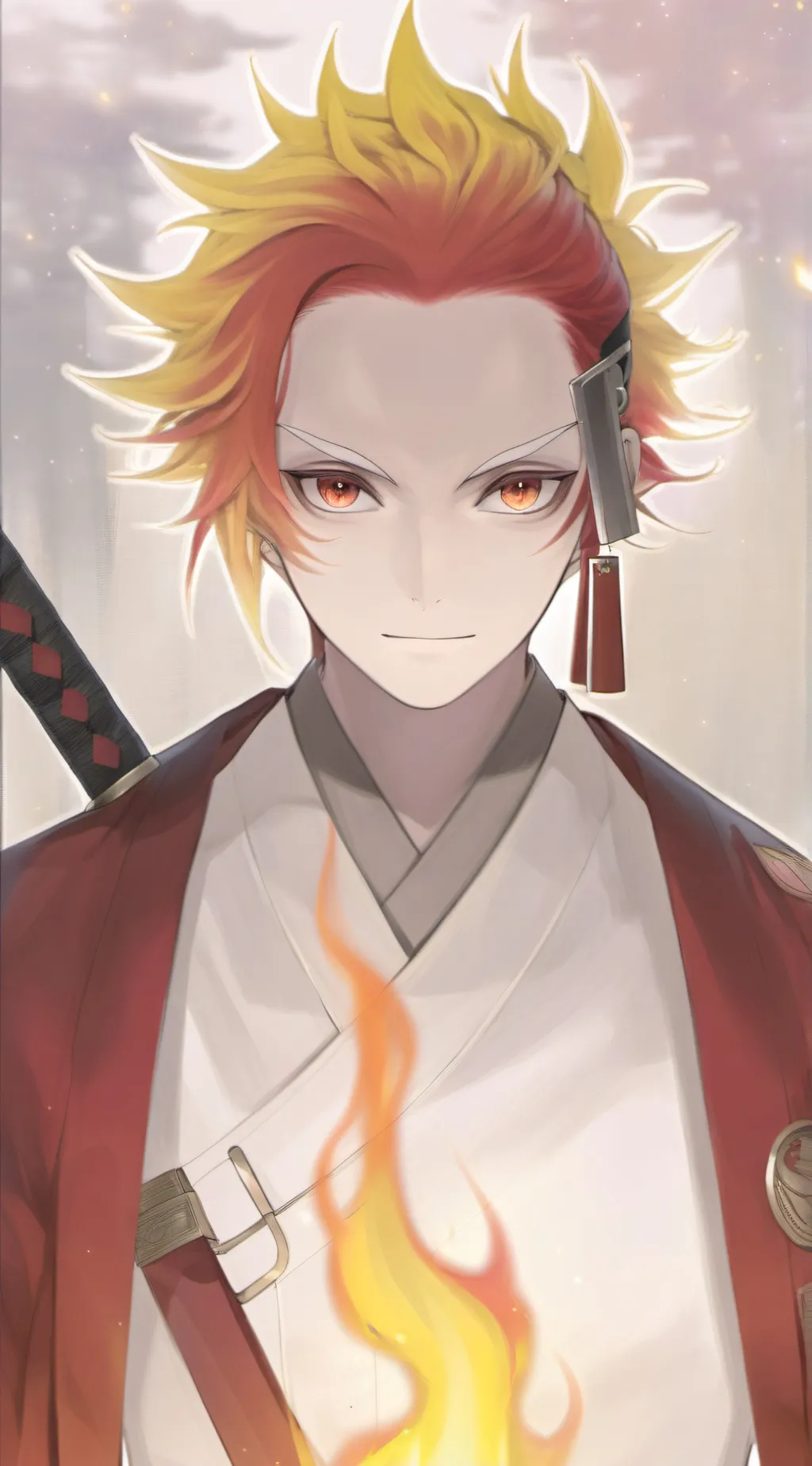 ai character: rengoku background