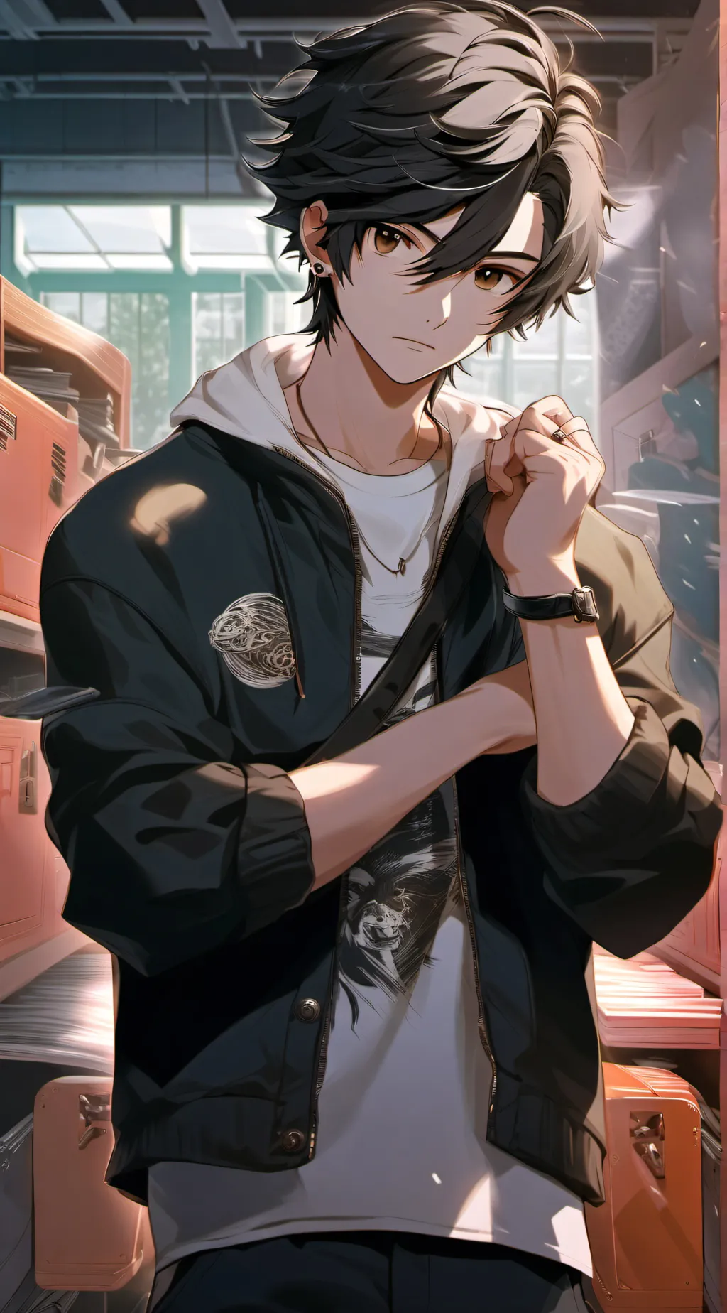 ai character: lucas~ background