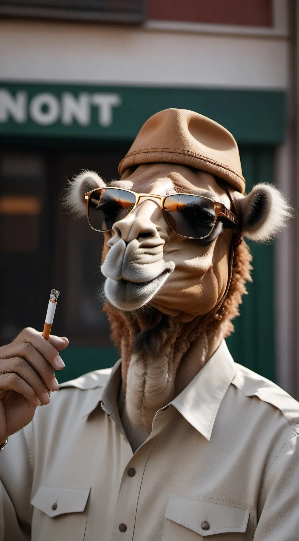 ai character: Camel Joe background