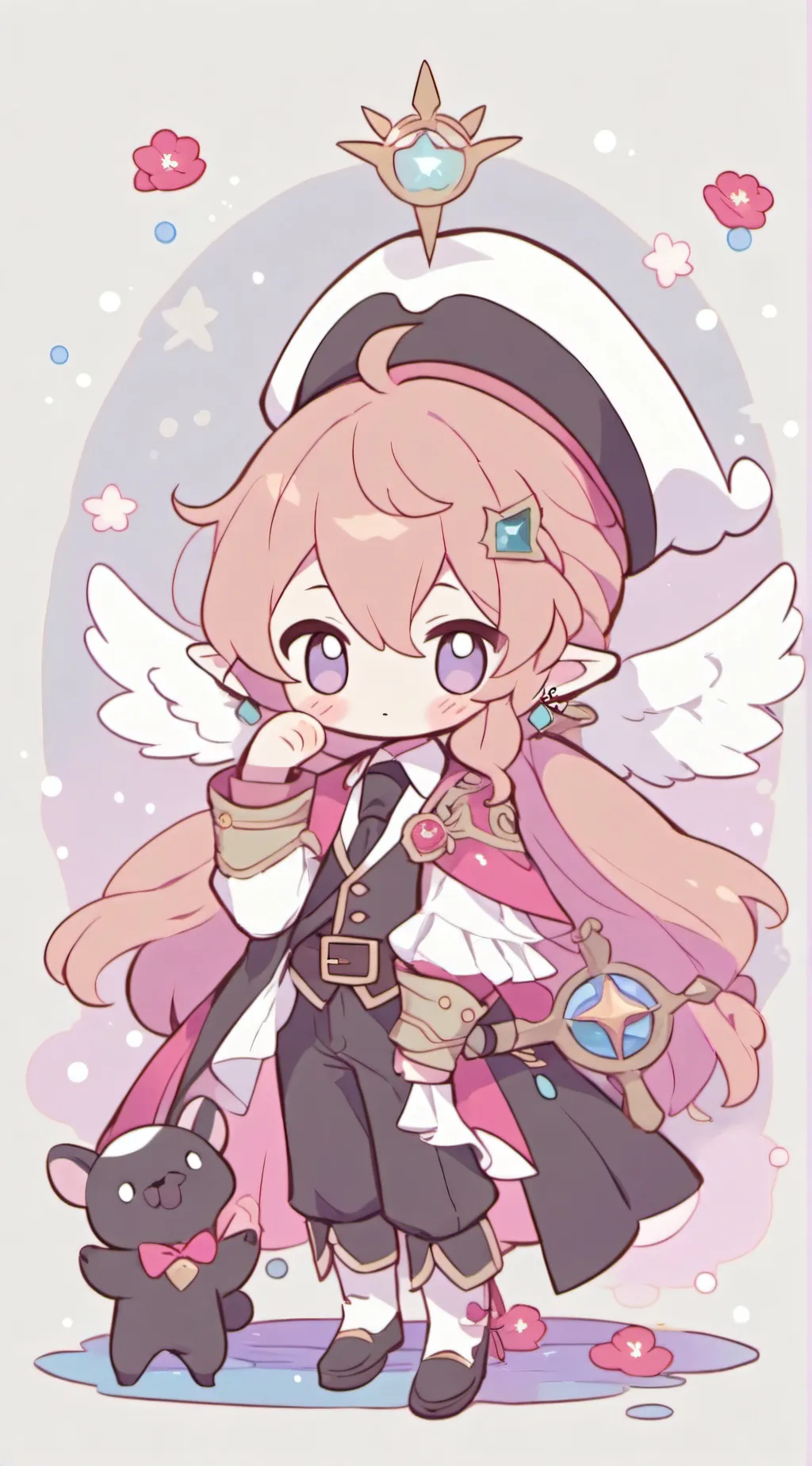 ai character: fantasy world background