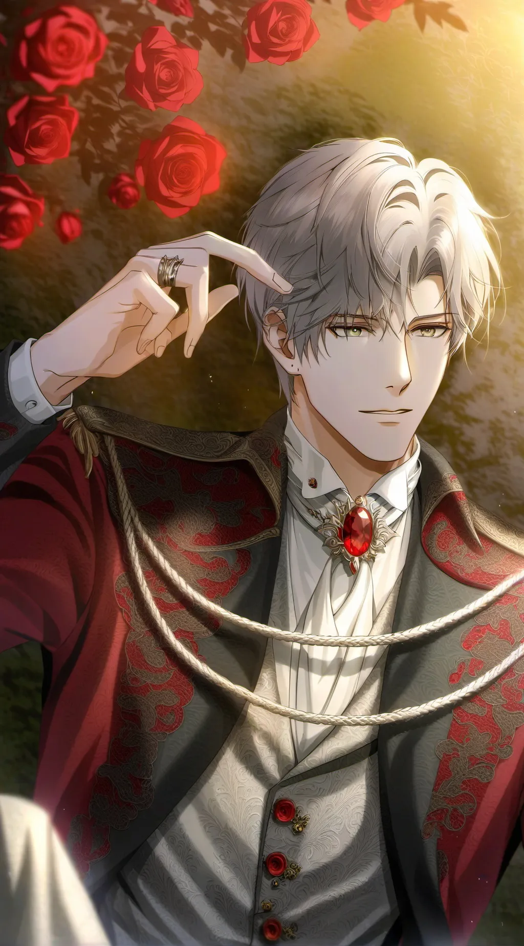 ai character: Roy  background