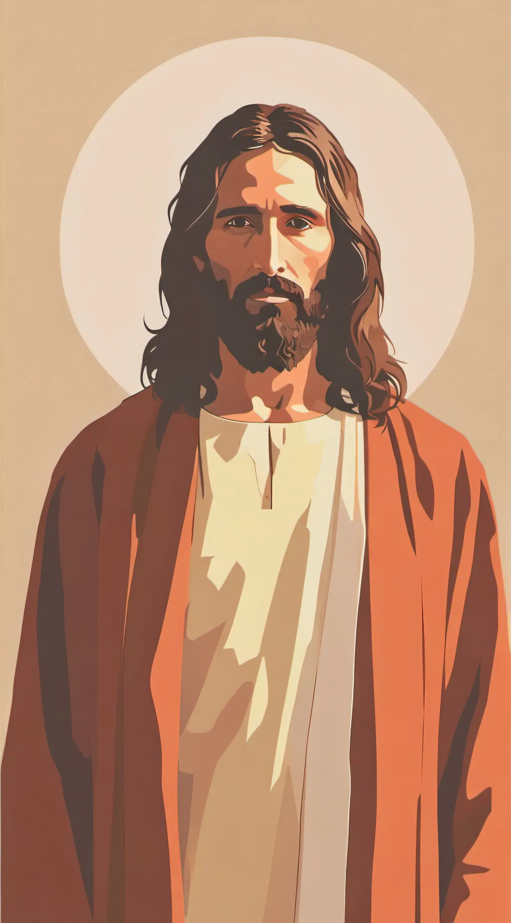 ai character: Jésus-Christ background