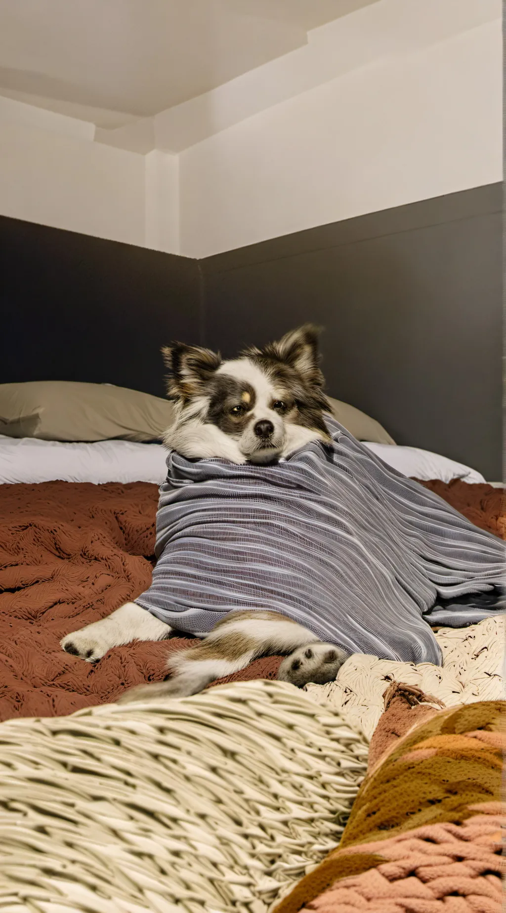 ai character: blanket background