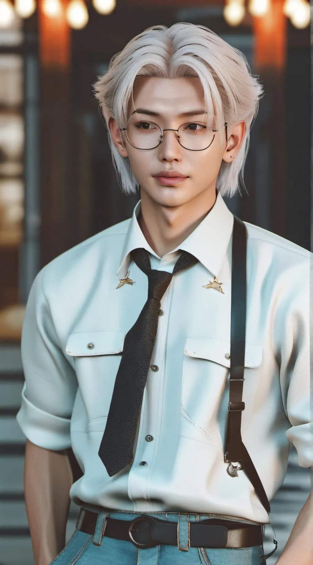 ai character: Felix  background