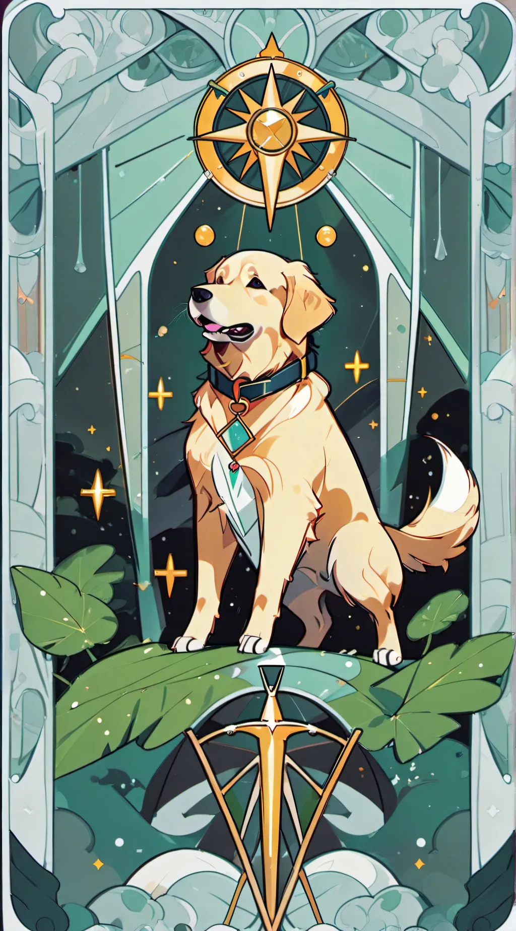 ai character: BAD DOG background