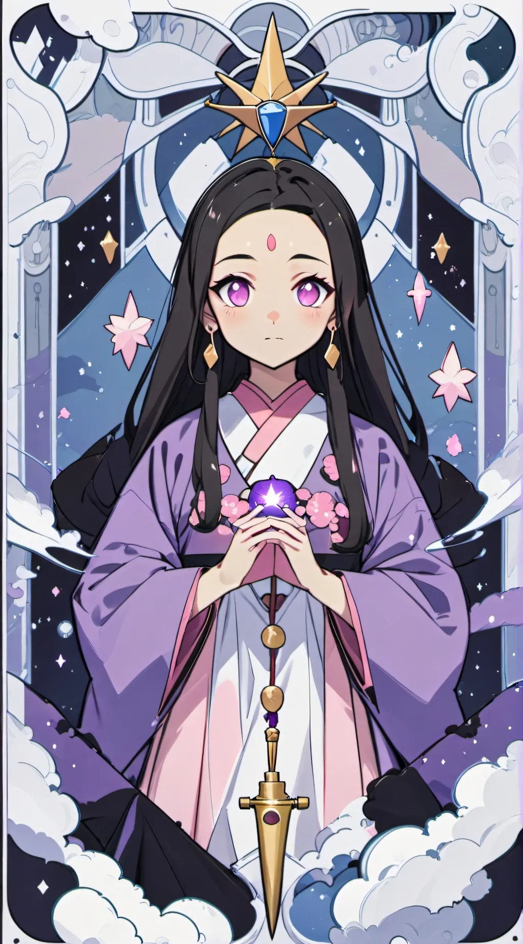 ai character: Luna background