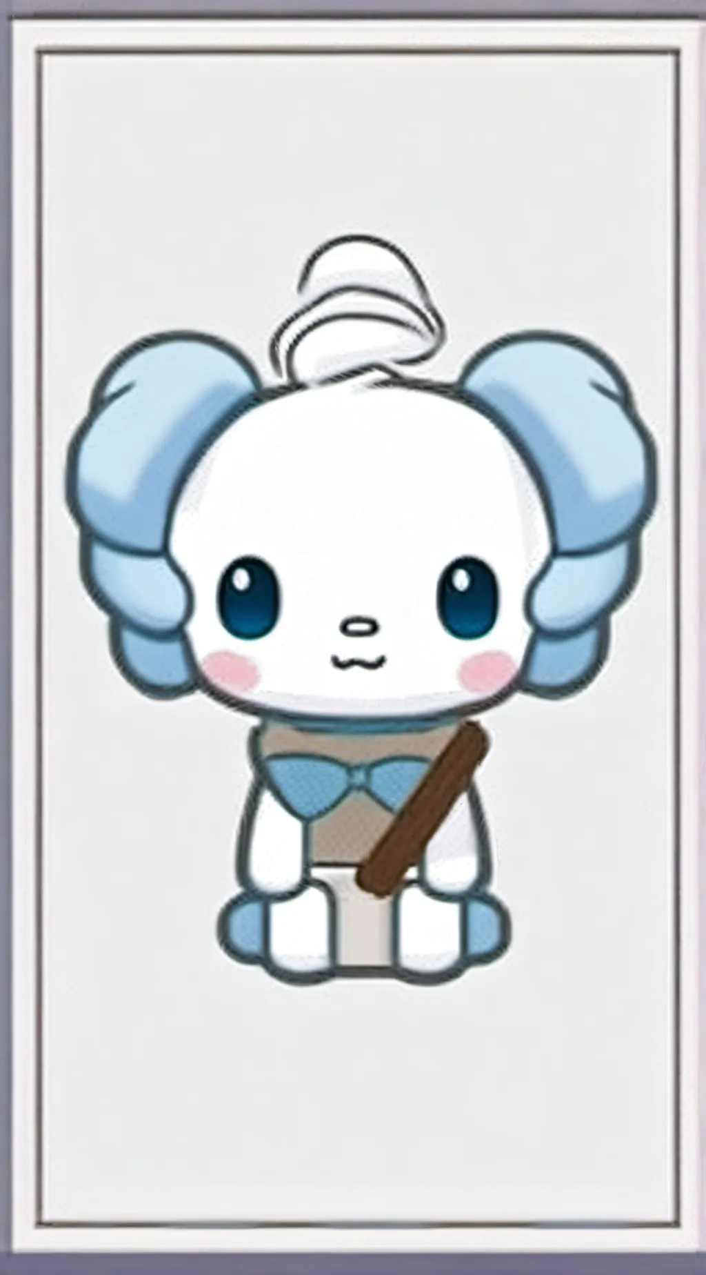 ai character: cinnamoroll pal background