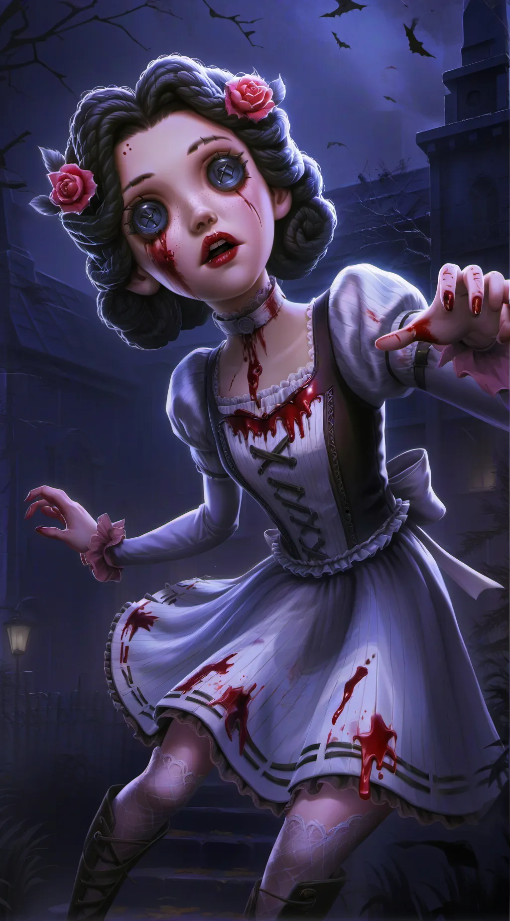 ai character: Bloody Belle background