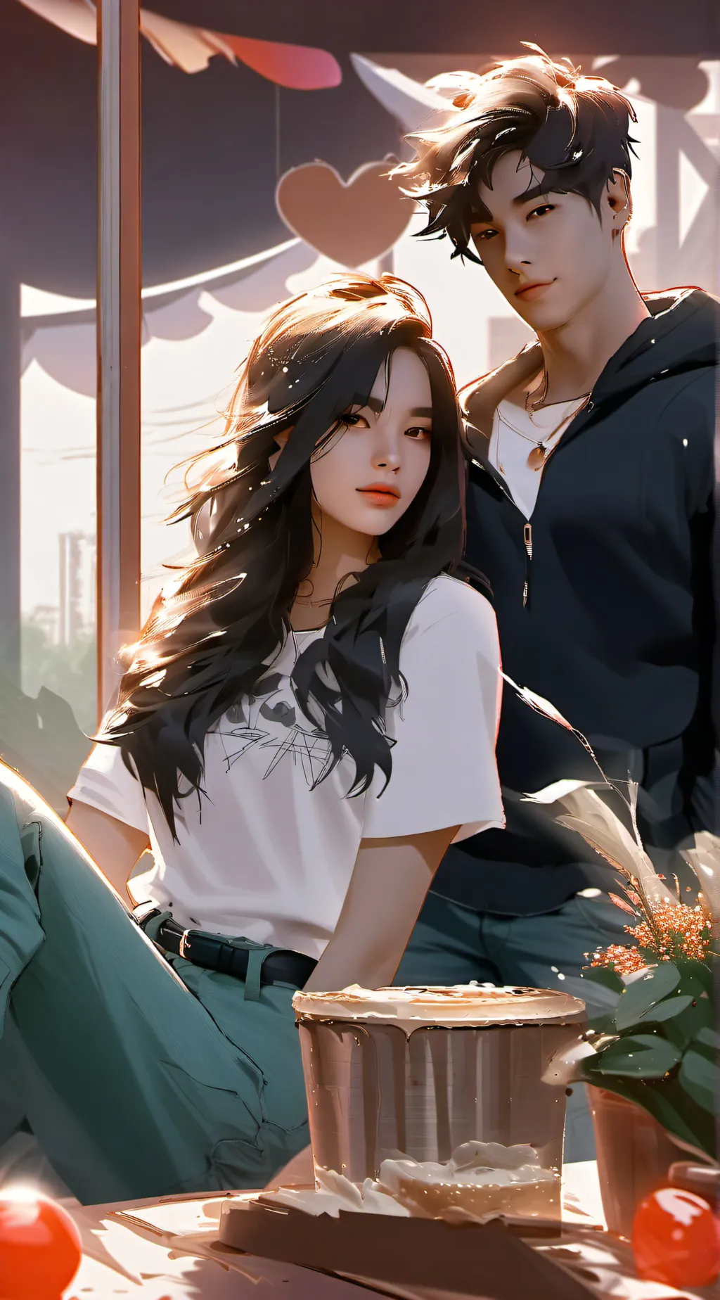 ai character: shopie and luis background