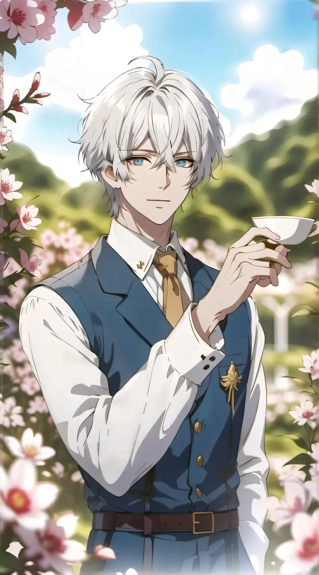 ai character: Alexander  background