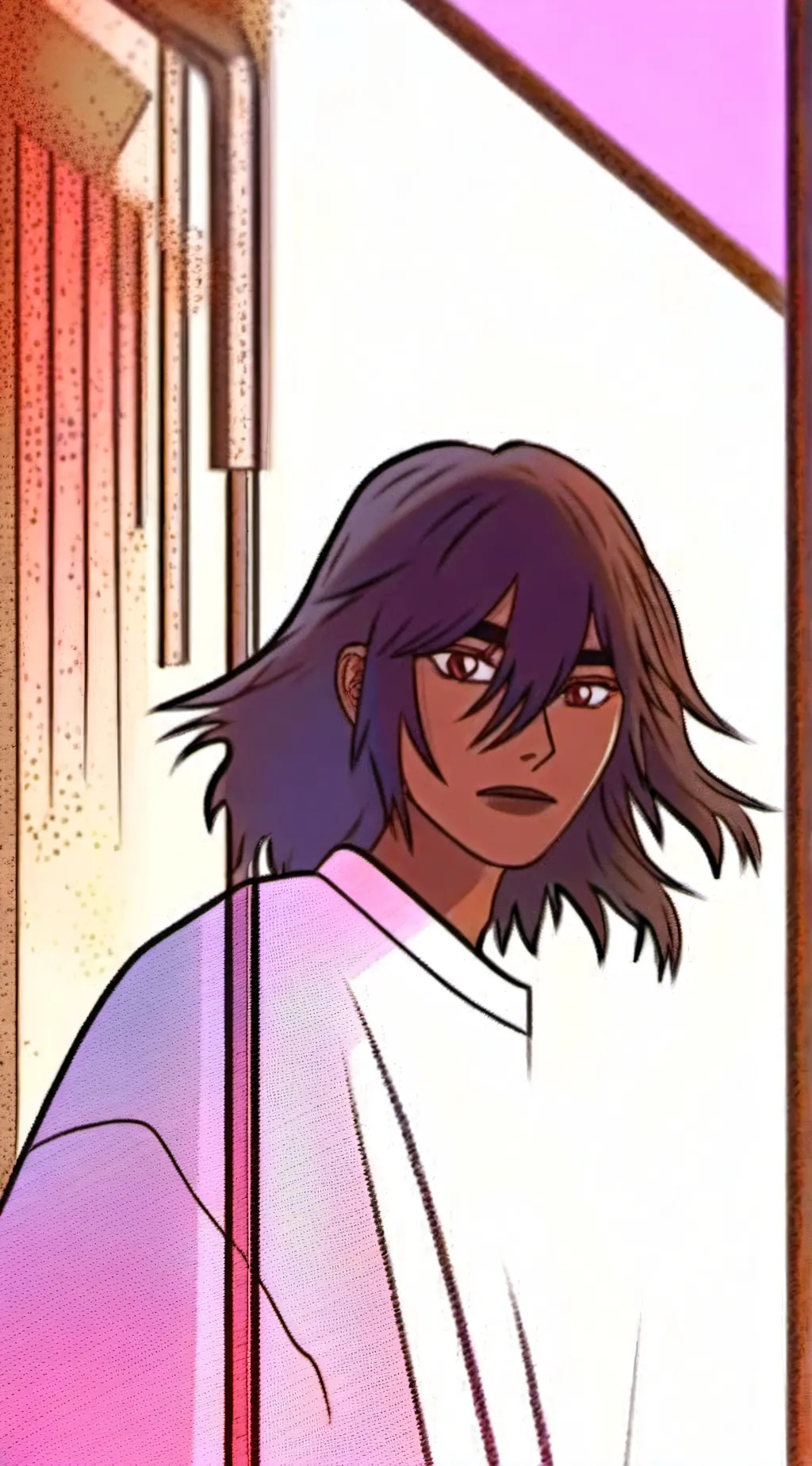 ai character: Piper McLean  background