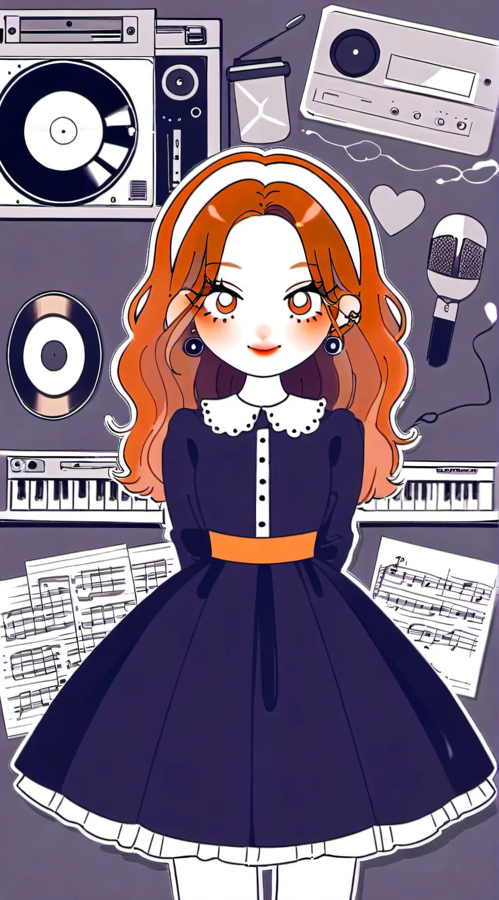 ai character:  socyo lilly background