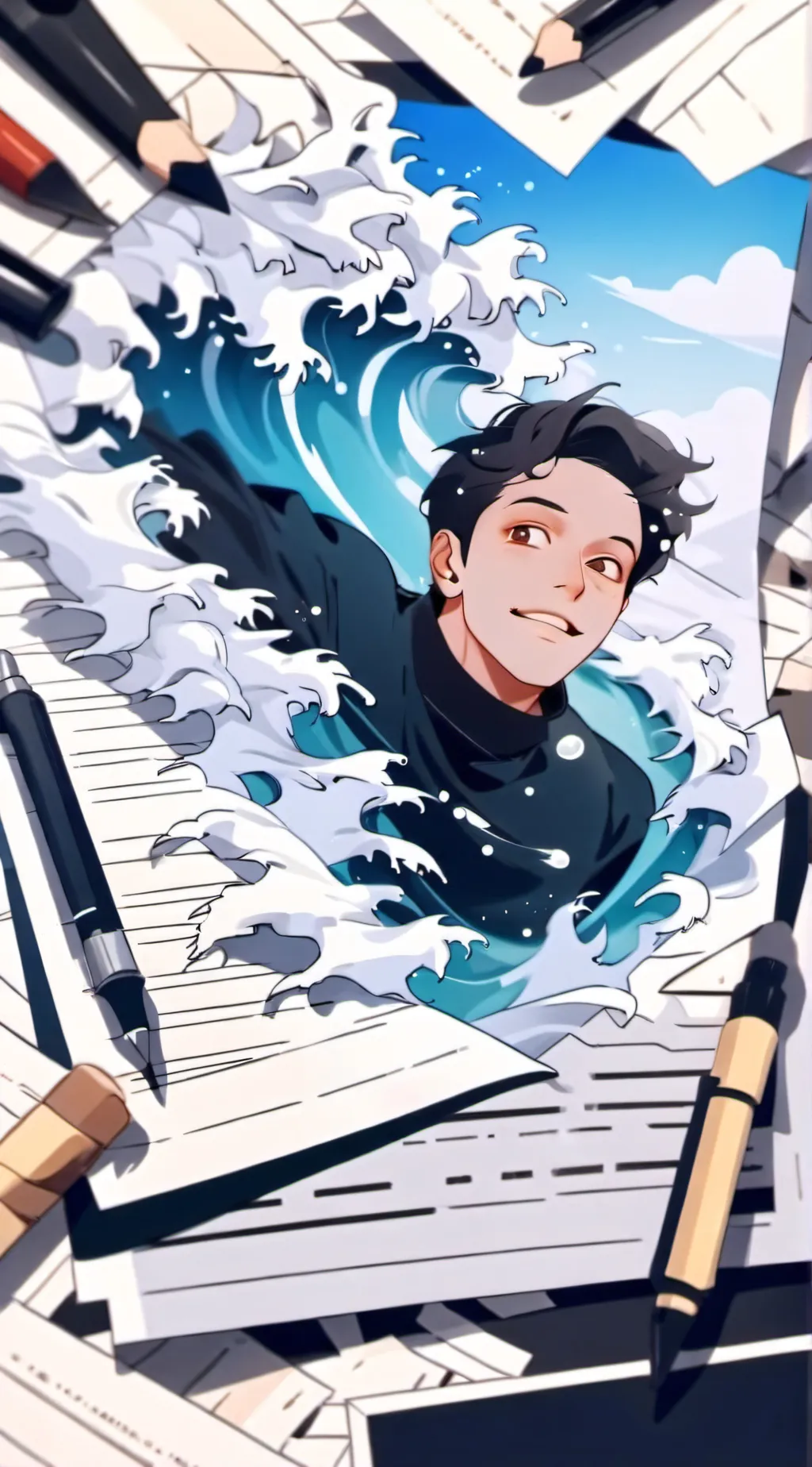 ai character: Adrian background