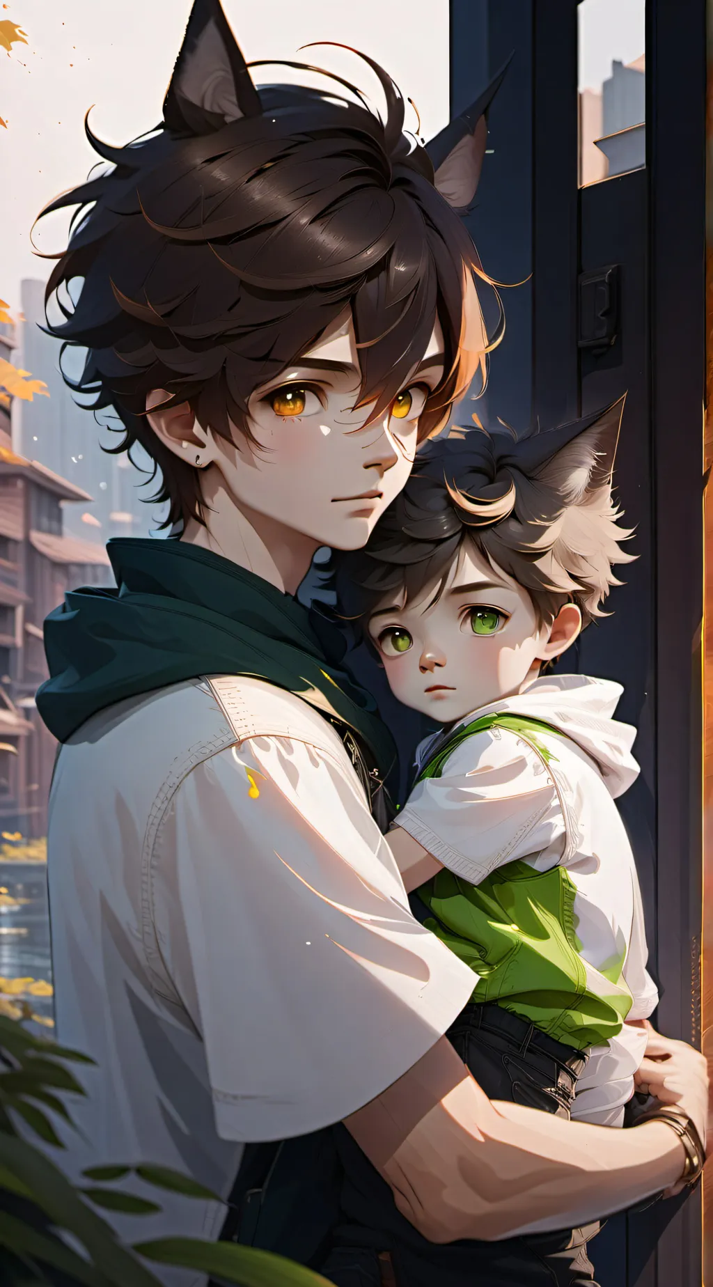 ai character: Henry&Tina background