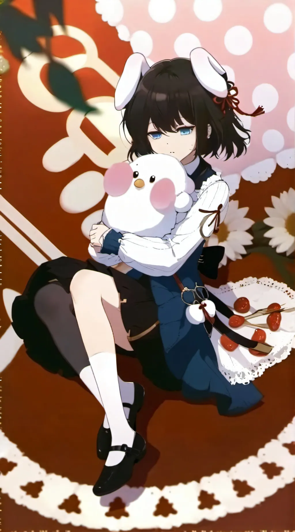 ai character: Bun bun! <3 background