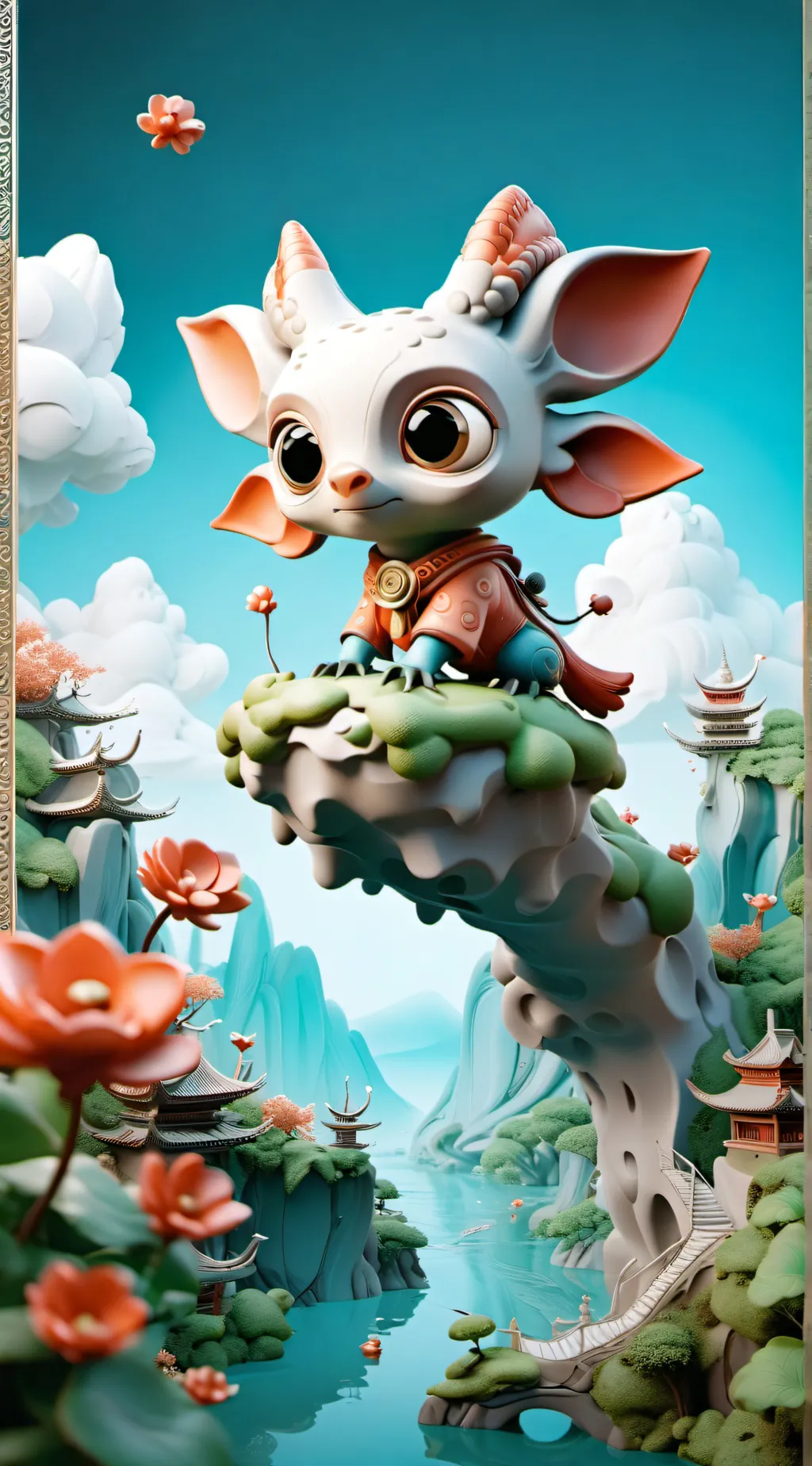 ai character: Attend me background