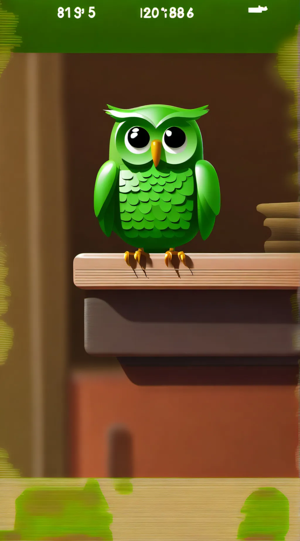 ai character: Duolingo background