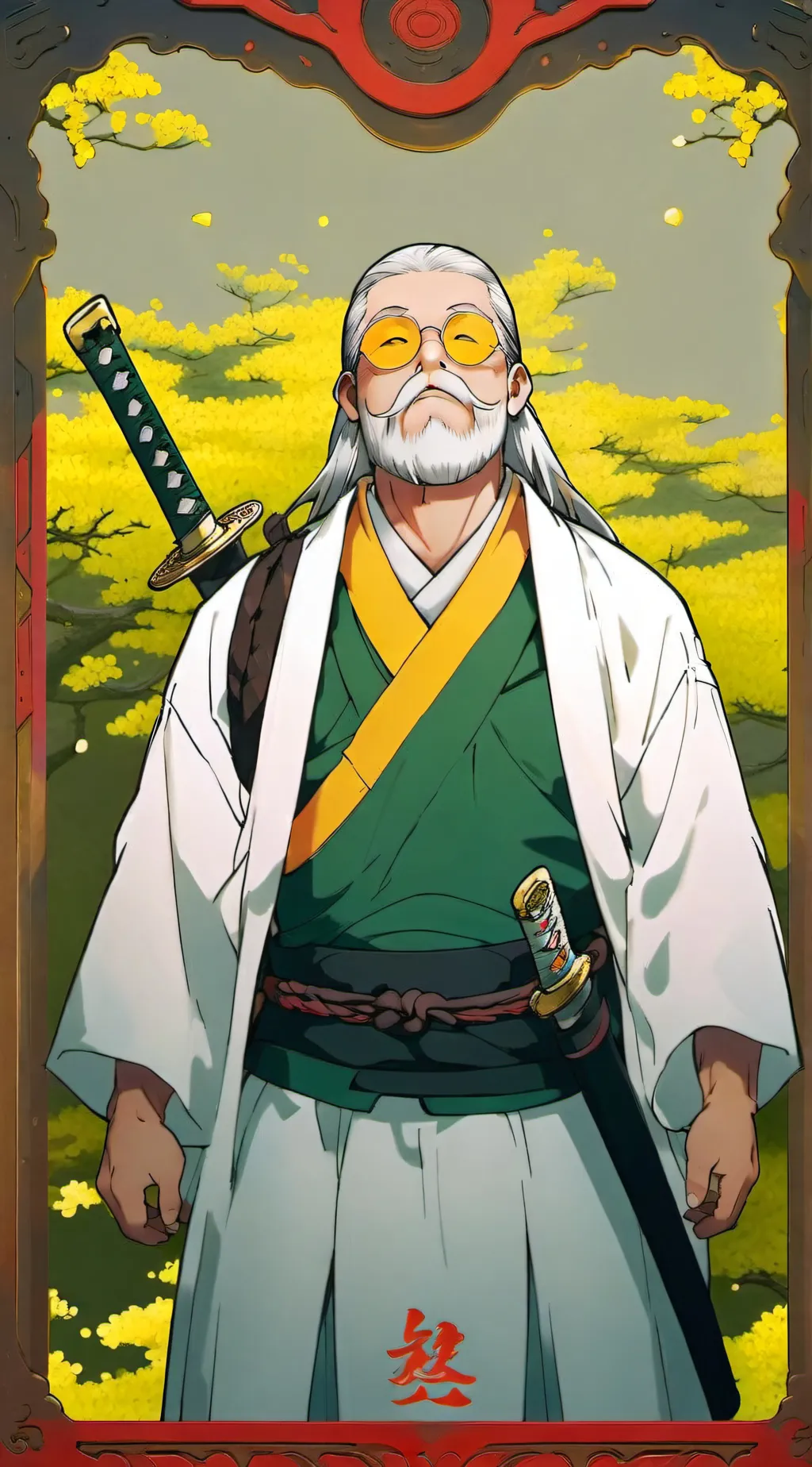 ai character: Hattori Hanzou background