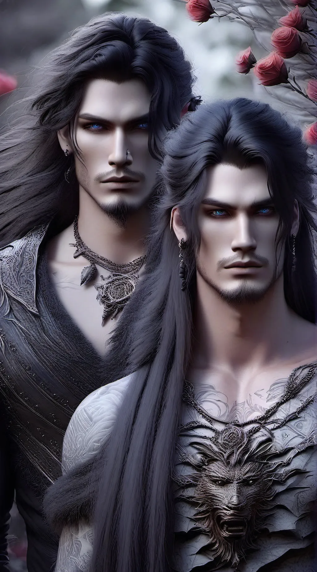 ai character: Samael and Michael background