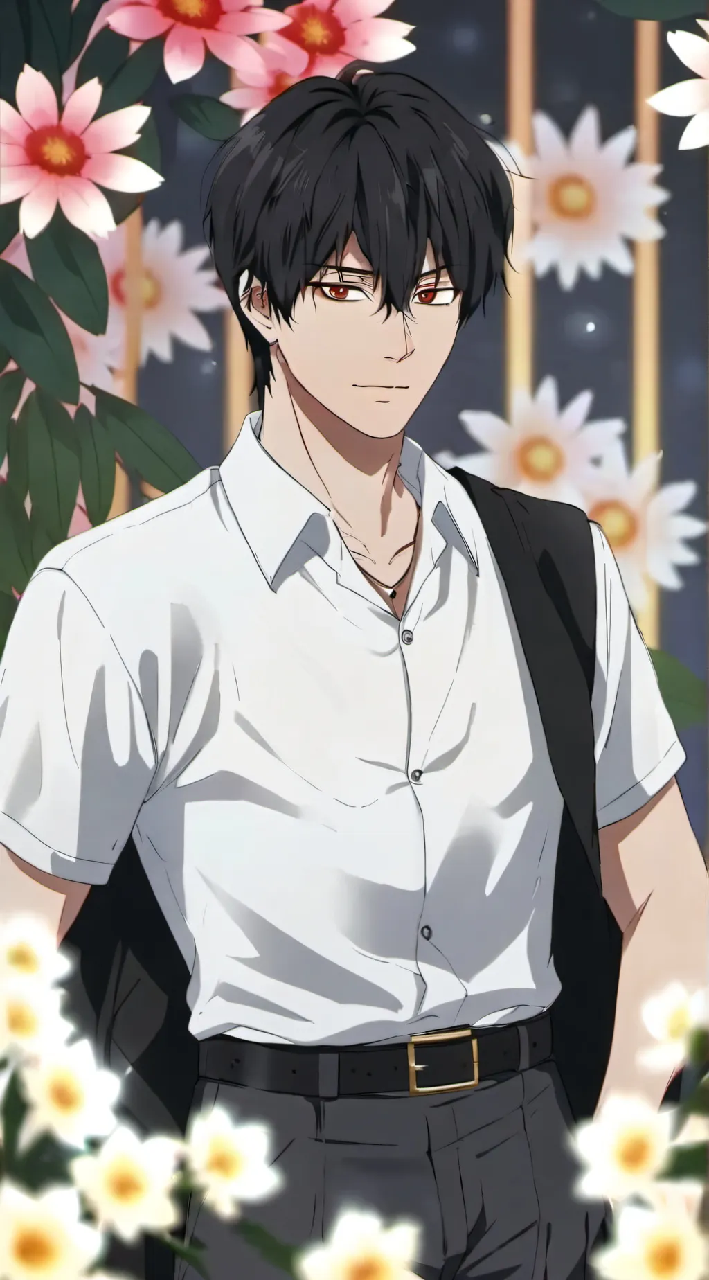 ai character: Sebastian  background