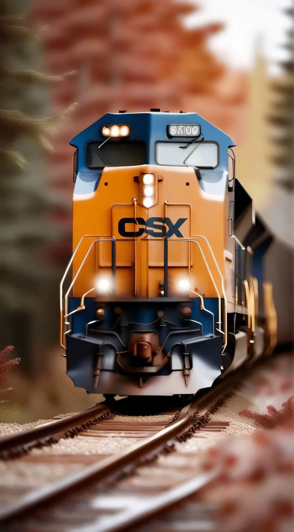 ai character: csx x amtrack background