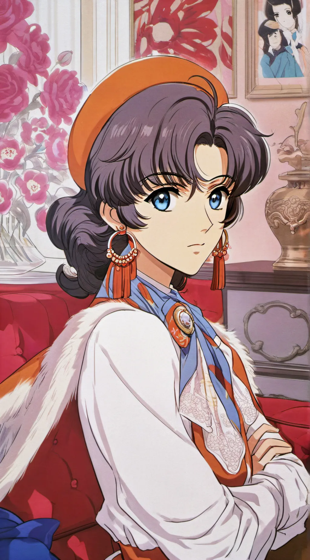 ai character: floora background