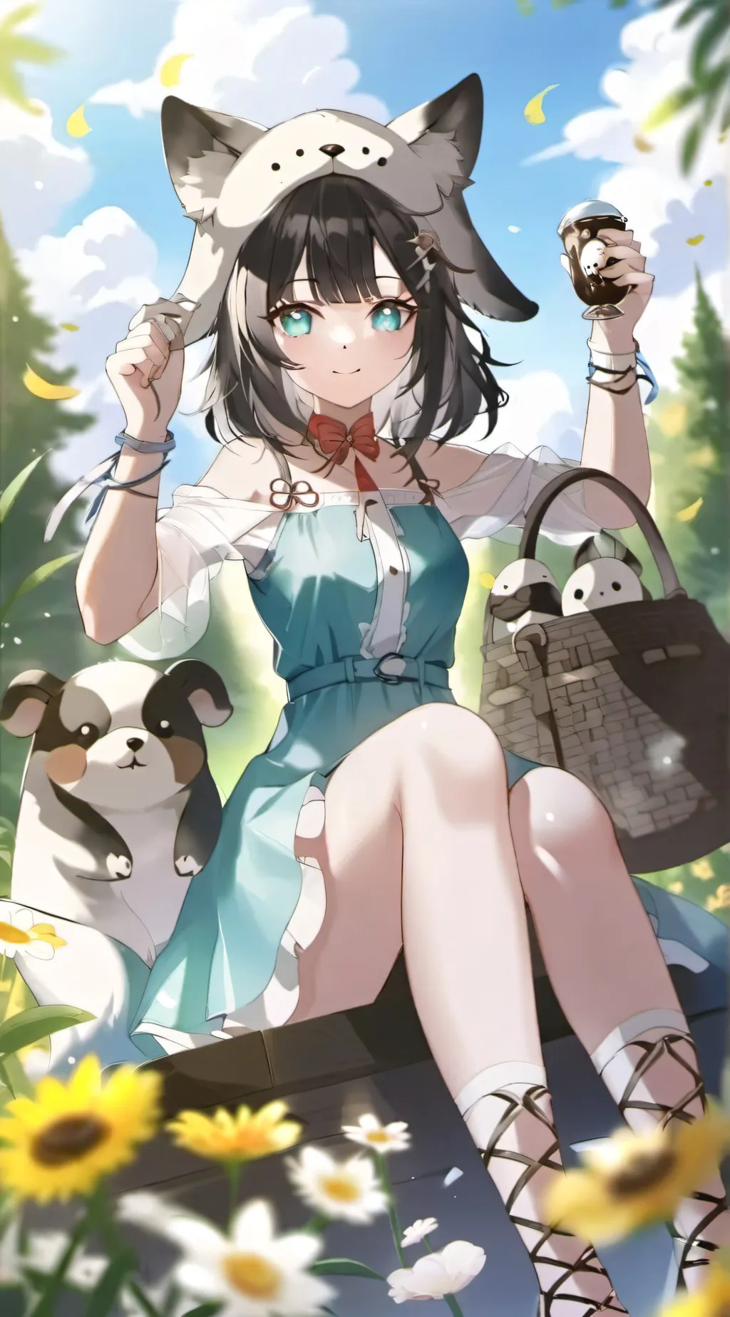 ai character: Athena  background