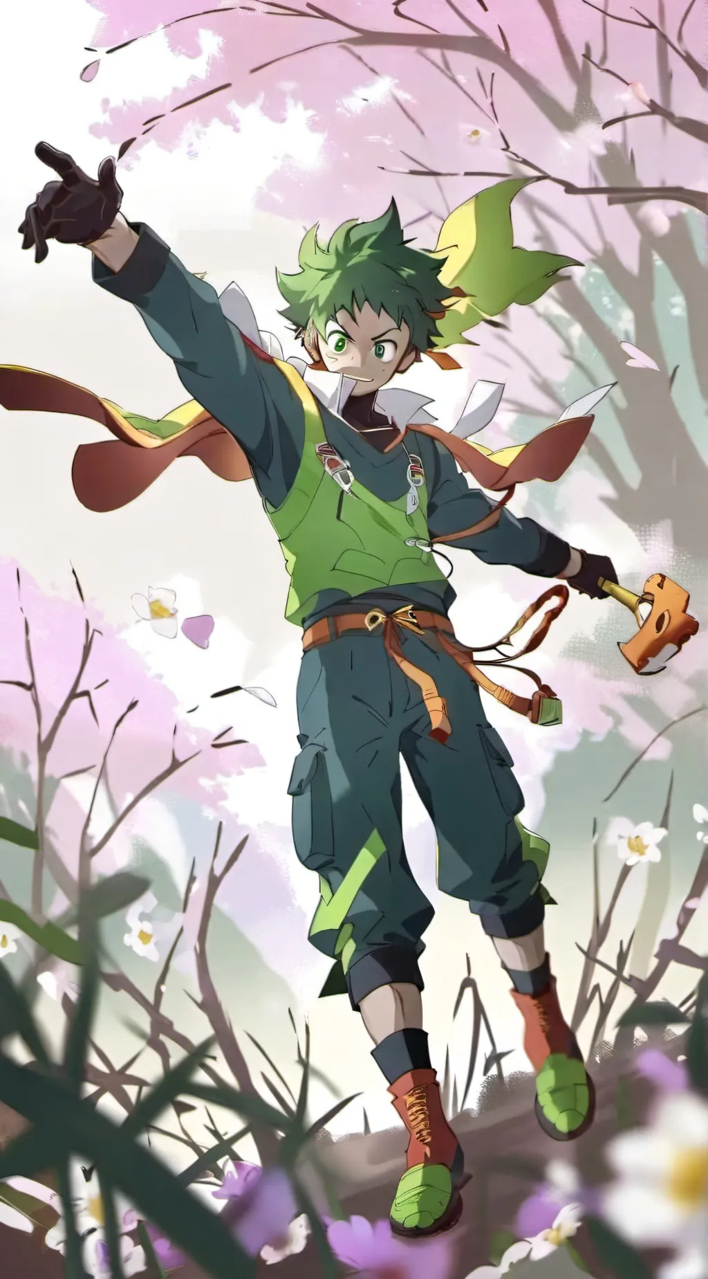 ai character: Vigilante izukus  background