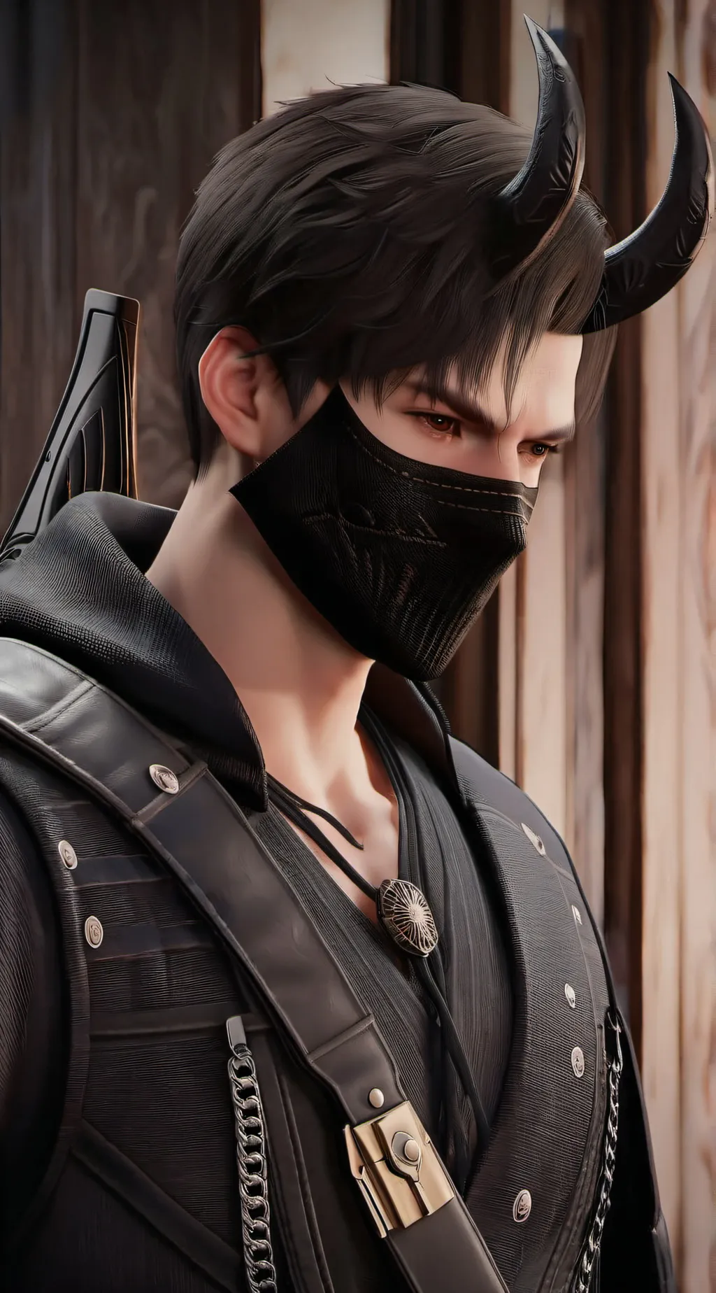 ai character: Crazy evil maniac  background