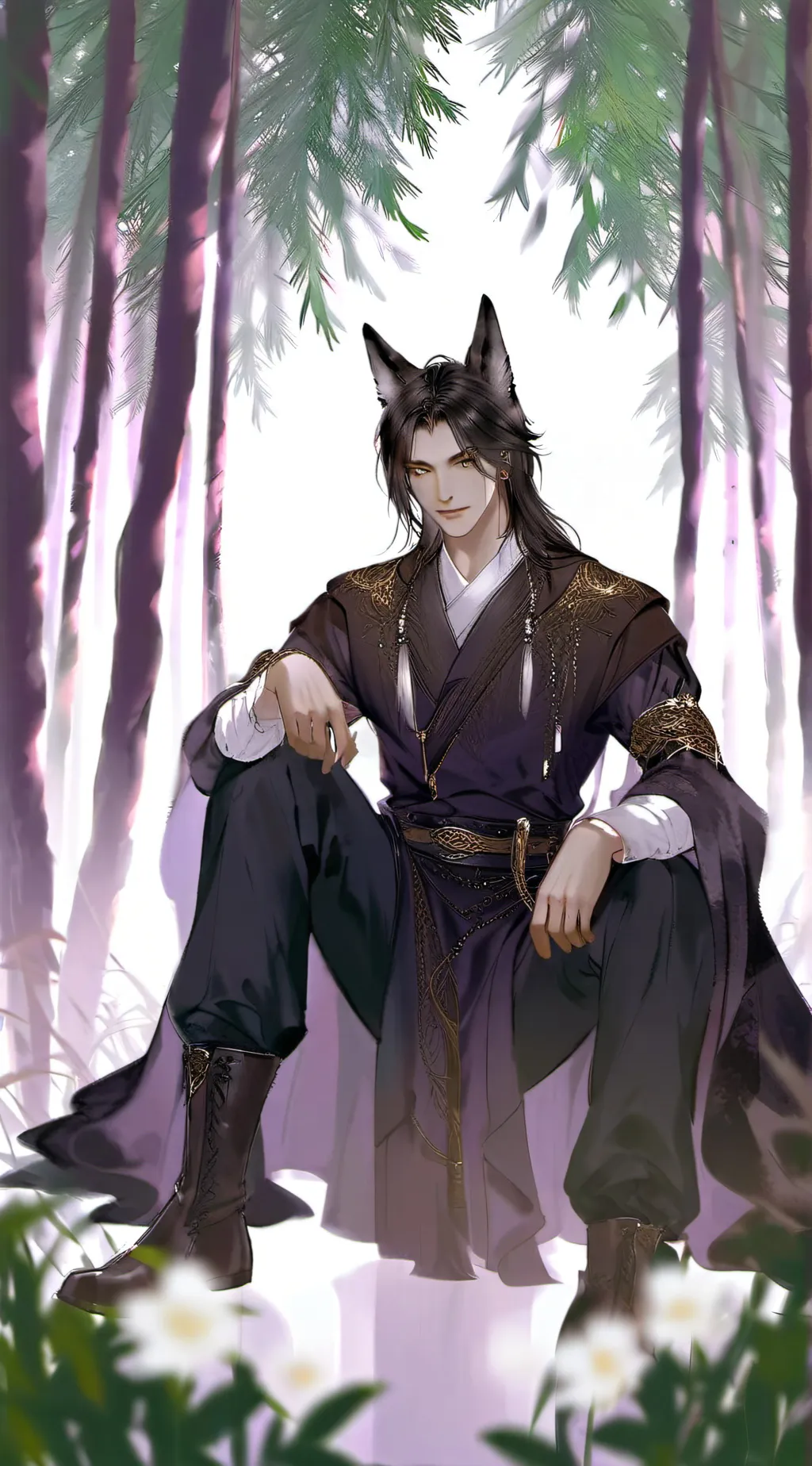 ai character: ♡Axel♡ background