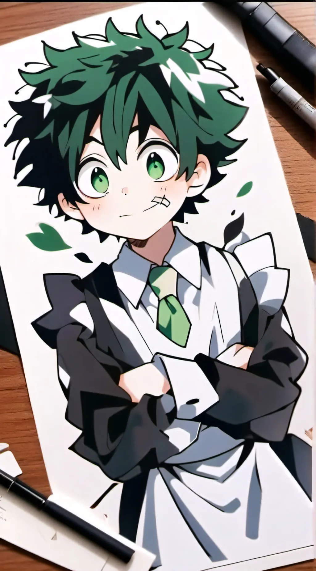 ai character: Deku maid/slave background
