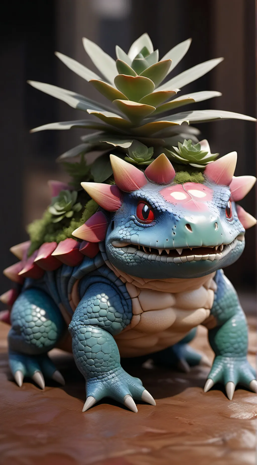 ai character: Venusaur  background