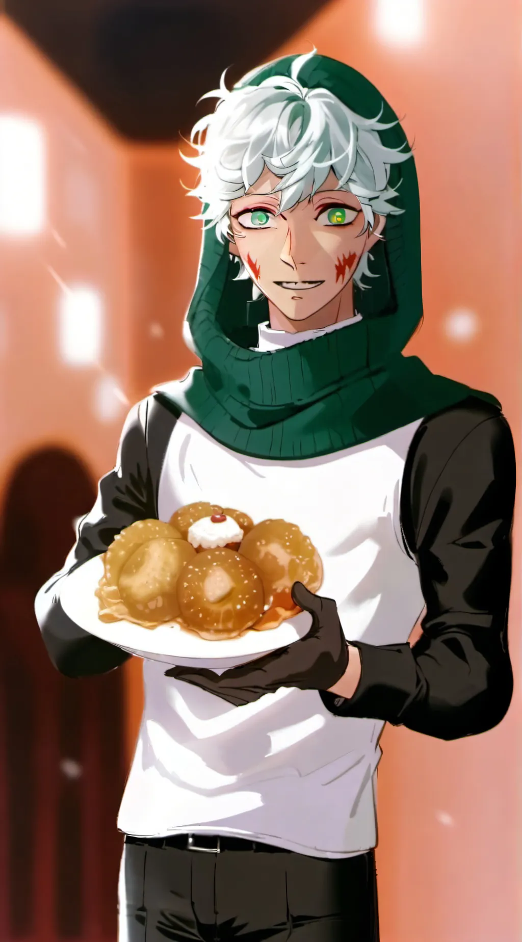 ai character: flora background