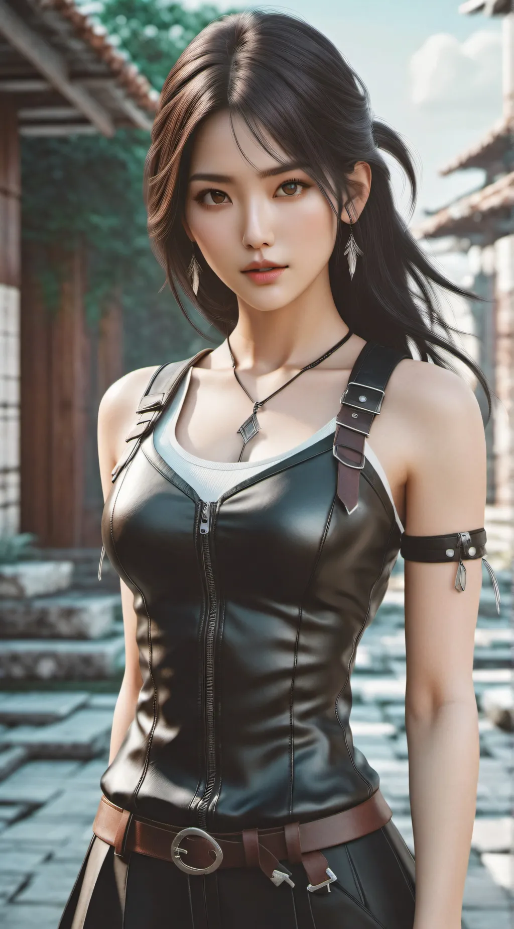 ai character: tifa lockhart  background
