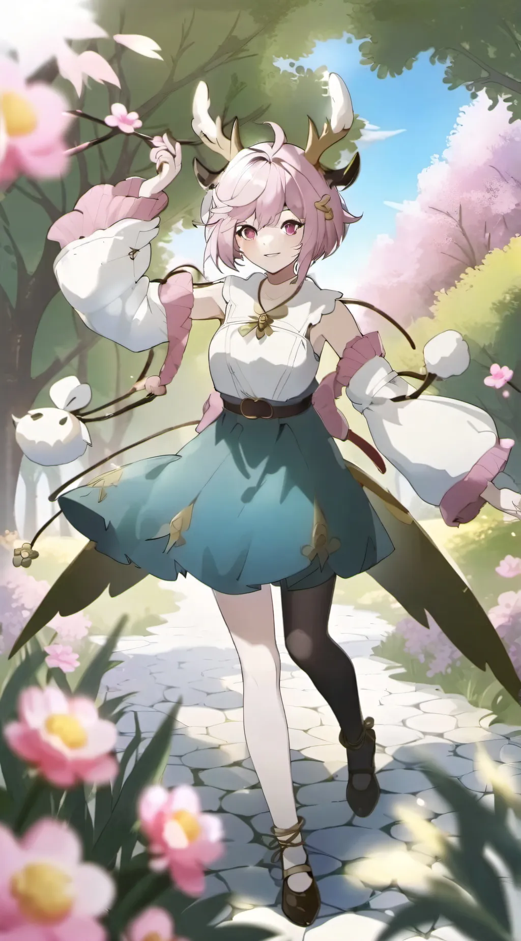 ai character: mina ashido✨ background