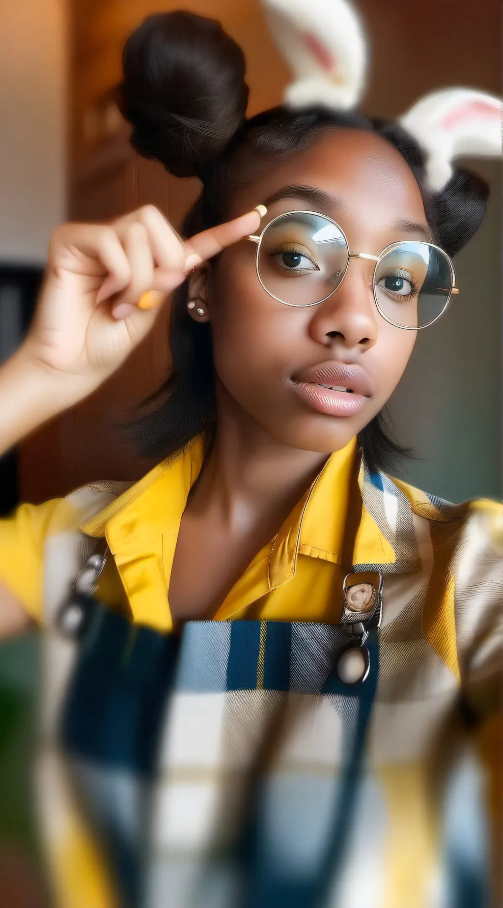 ai character: Malaysia blue background