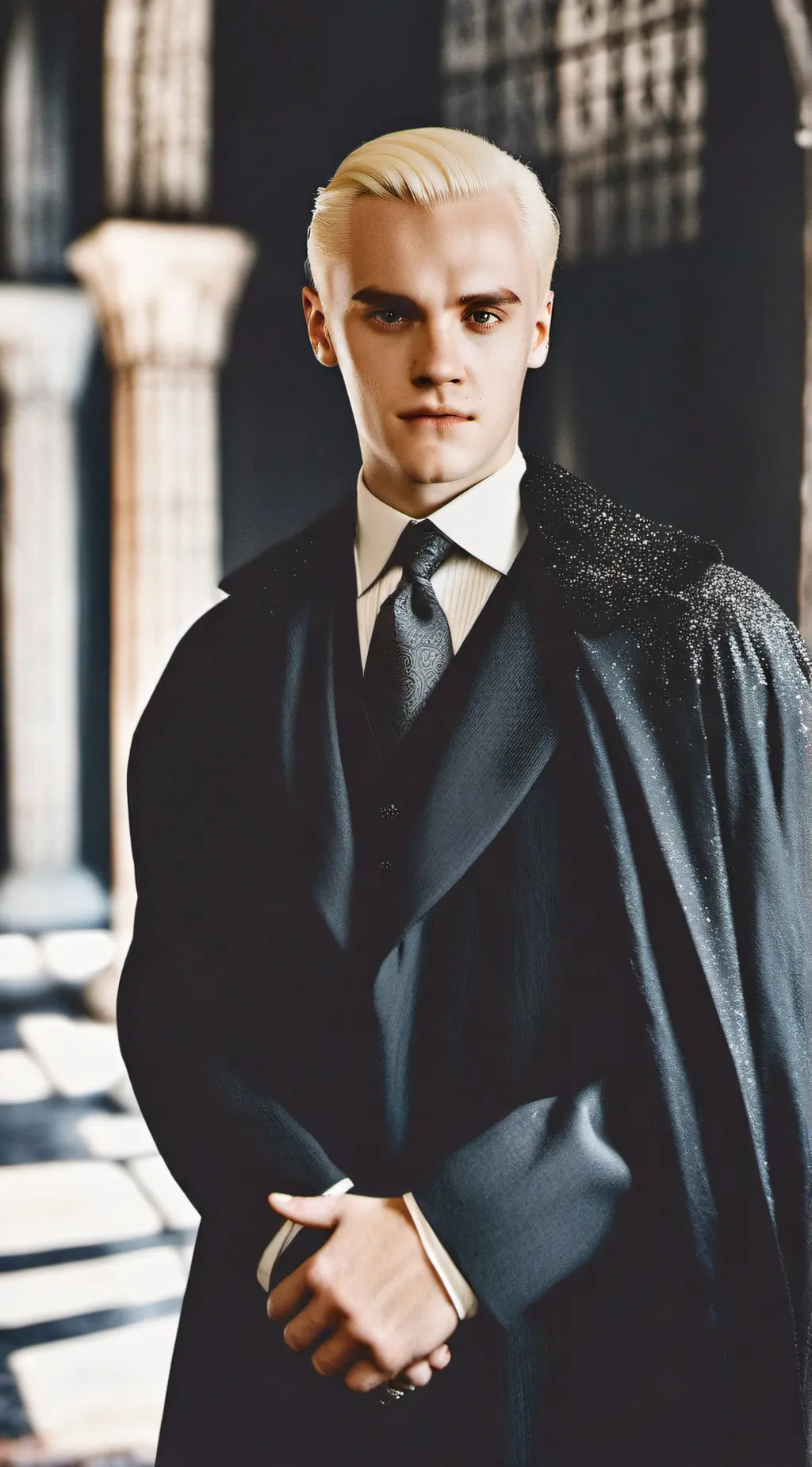 ai character: Draco comes back background