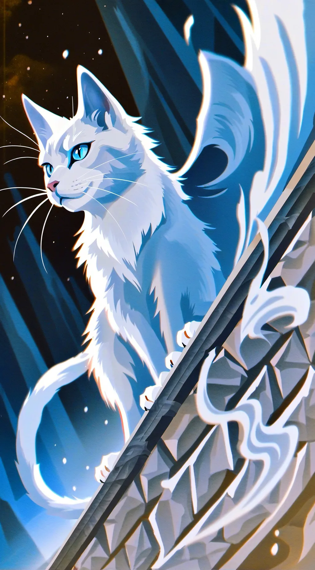 ai character: Angel  background