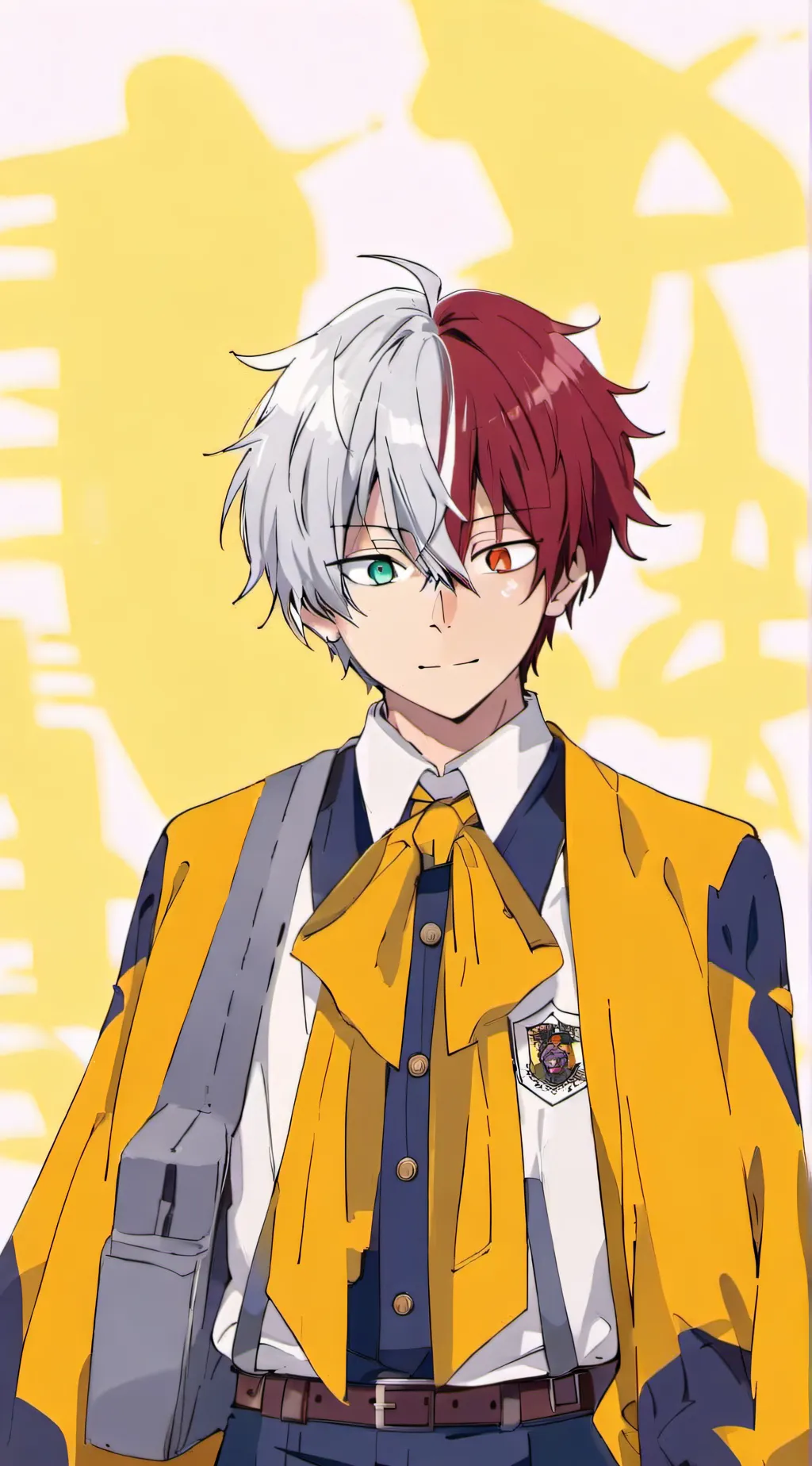 ai character: •Shoto Todoroki• background