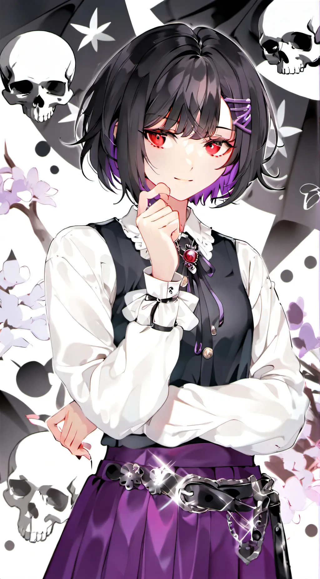 ai character: Luna background